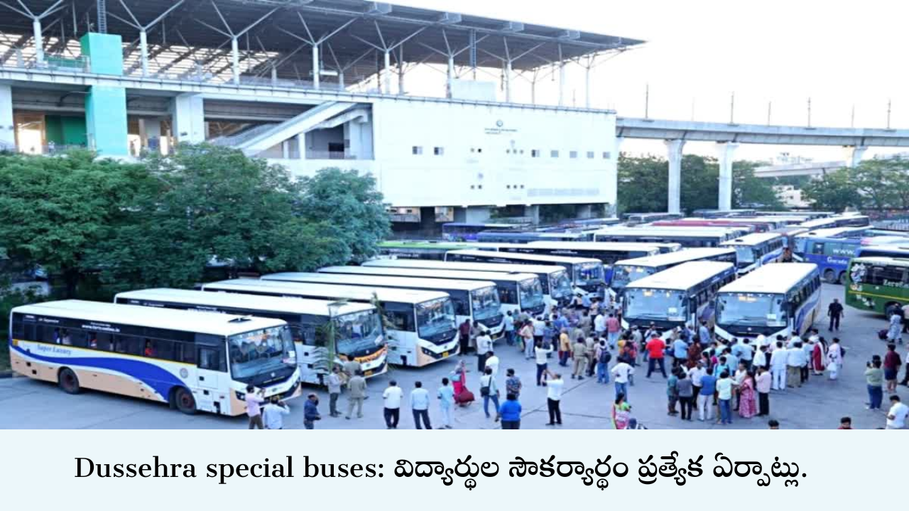 Dussehra special buses